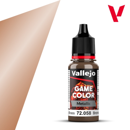 Game Color metallic brassy brass 18ml ​​​​​​​72058 (GP1ltr=166,66€)